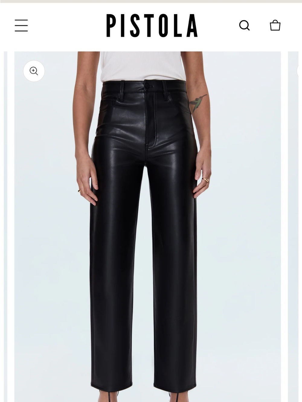 CASSIE SUPER HIGH RISE STRAIGHT PANT, Size 27